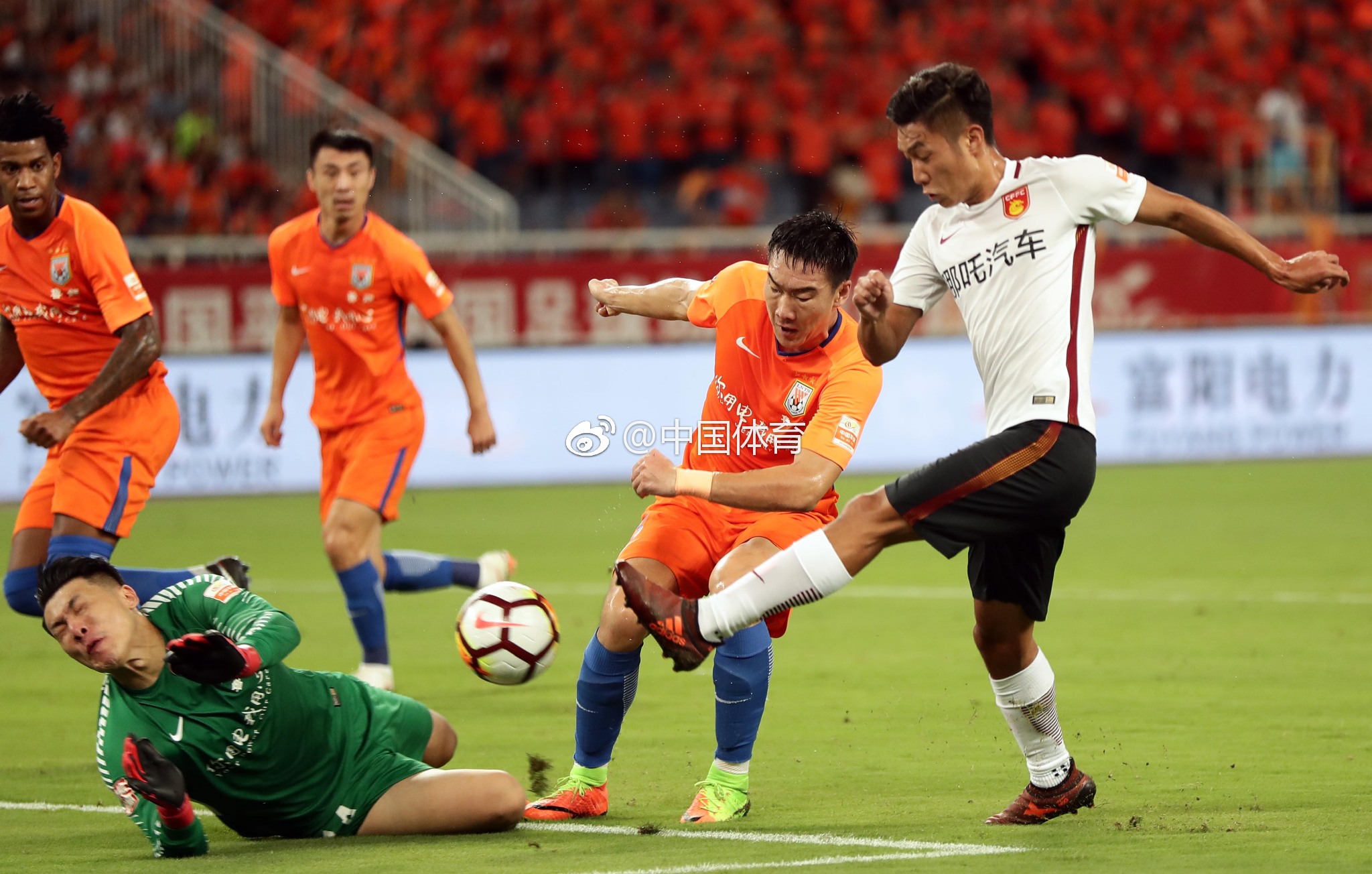 河北华夏幸福客场1-0小胜山东鲁能泰山